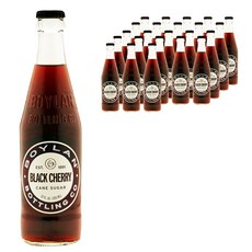 BOYLAN BOTTLING 蘇打水 黑櫻桃味, 355毫升, 24個