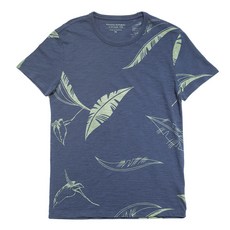 바나나리퍼블릭 남성용 리니어 폴리지 그래픽 티셔츠