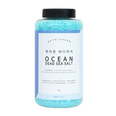 BATH'CHARM 海洋死海鹽 罐裝, 1kg, 1個