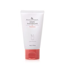 보타니컬테라피 스텝투 저불소 키즈치약 딸기향, 50g, 1개