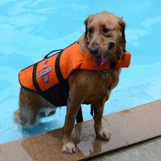 ZEZEPET 寵物用救生衣 G316PDSJ001, 橘子