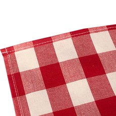 Hans Gallery格紋防水野餐墊, 紅色的