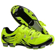 boodun MTB 자전거 클릿슈즈, 형광그린, 260