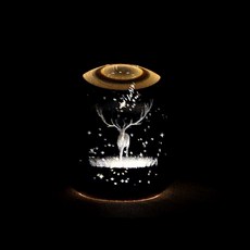 Papa Toy白森林守護者森林中的麋鹿音樂盒, 混色