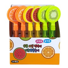 오키도키 과일 짝짝이 비누방울 오렌지 8p + 수박 8p + 키위 8p, 혼합 색상, 1개