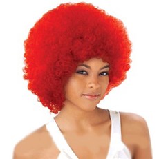 TM大號燙髮假髮 3入, 紅色的