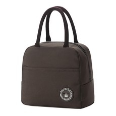 DM Corporation I Love Home 刺繡貼野餐保溫保冷袋, 棕色, 1個