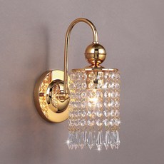 DAYSTAR HOUSE 韓國製室內壁燈 球形水晶單燈壁燈, 金色