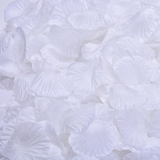 PARTY COSTUME 派對用玫瑰花瓣, 白色, 1套