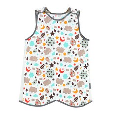 bebe chouette 女童月亮星星印花睡眠背心