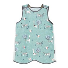 bebe chouette 女童動物印花網眼睡衣背心