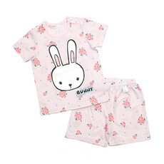 Maykids 兔子印花短袖短褲套裝