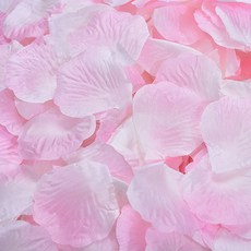 PartyBok.com 派對用玫瑰花瓣 500入, 粉白色, 1套