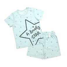 메이키즈 아동용 통기성 민트스타 5부 내의