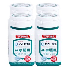 LOTTE 樂天 Protect木糖醇口香糖罐裝, 84g, 4罐