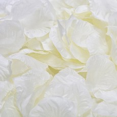 PARTY COSTUME 派對用玫瑰花瓣, 牛奶白, 1套