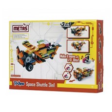 메타스 T1507 우주왕복선 3 in 1 블록, 혼합 색상, 1개