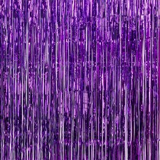 파티팡 파티 은박 커튼 10p, 퍼플