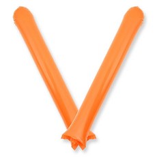 BS 응원용 막대풍선, 오렌지, 100개입