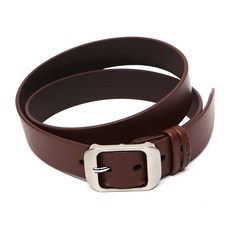 NICOLE LENIC 層壓皮革高爾夫球帶 A3030, 棕色的