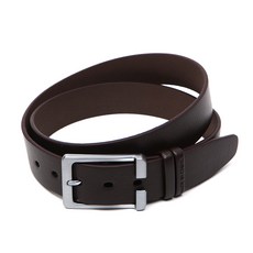 NICOLE LENIC 層壓皮革高爾夫球帶 A3031, D棕色