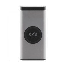 플라이토 유무선 PD 고속충전 보조배터리 20000mAh + 5핀 USB 케이블 + C Type to C + 8핀 젠더, BPQ-20000Q, 블랙 + 그레이