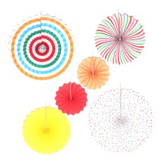 裝飾紙扇 6款組合, 花