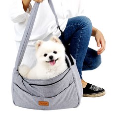 ParisDog Modern Indigo 狗狗斜背包, 丹寧灰