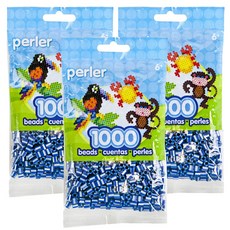 perler 1000顆拼豆 珍珠條紋, 皇家藍珍珠條紋(80-15143), 3個