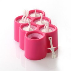 YN多種形狀雪酪模具, 粉色的, 1個