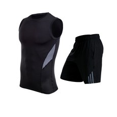Naya Style 男士健身背心+短褲 2件組 MSET-04-2