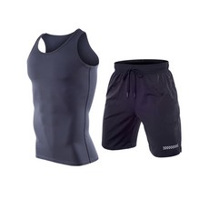 NAYA STYLE 男士健身服 Nash + 短褲 2 件組 MSET-98-1