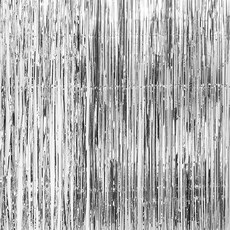 PartyPang 派對銀箔窗簾 10入, 銀色