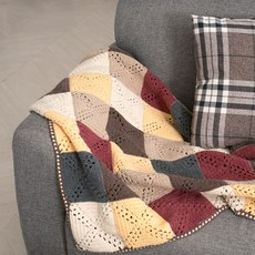 slow moments 四季毛毯編織DIY套組, 混色, 1組