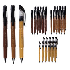 xeno 軟毛書法筆 L號 12入+M號 12入+S號 12入, 混色, 1套