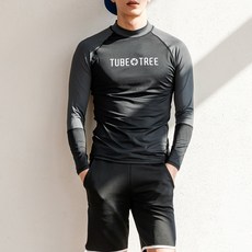 NAYA STYLE 帕勞袖男士防潮上衣+黑色短褲套裝