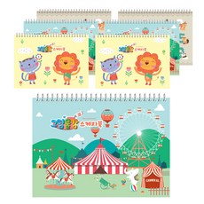 幼藝動物色彩寫生本8款170g隨機送7p, 345 x 248 毫米, 15張, 7本