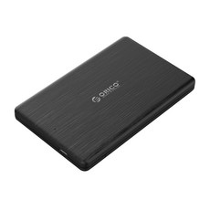 ORICO 奧睿科 2.5 C型硬盤外置硬盤2578C3-G2+C轉C線+USB3.0線, 2TB, 黑色