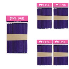 Uniart 2500 硬冰棒棍 大 50入, 紫色, 5入