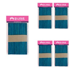 Uniart 2500 硬冰棒棍 大 50入, 藍色, 5入