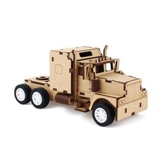 YoungModeler 英工房 美國卡車回力玩具 TM-565, 混合顏色, 1個