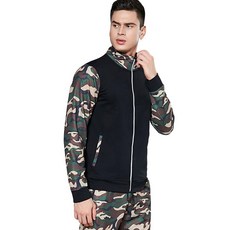 나야스타일 남성용 헬스복 집업 + 트레이닝바지 세트 M2SET-108-1