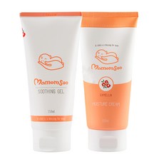 MamomSoo 舒緩凝膠 150ml+保濕霜 150ml, 1組