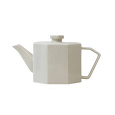 ssueim 8角形陶瓷茶壺, 600ml, 單色