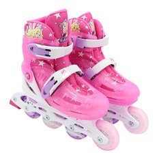Barbie 孩童直排輪鞋 粉紅色, 混色