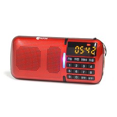 아남 아웃도어 미니스피커, A-126, 레드