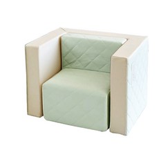 MAMMA KIDS Folder 兒童沙發桌子, 薄荷綠 米色