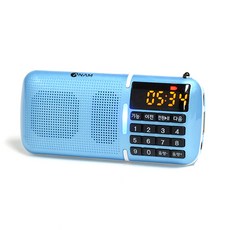 아남 아웃도어 미니스피커, A-126, 블루