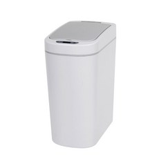 VISVIVA 感應式垃圾桶 7L, 白色的, 1個