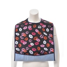 Interpop Rose Lip女款老人用圍兜 B型, 混色, 1個